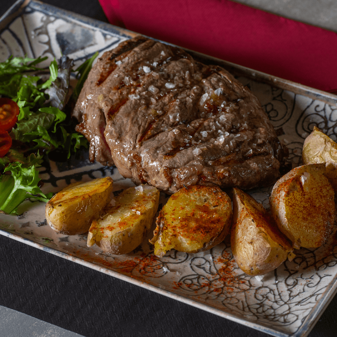 Plato de novillo argentino