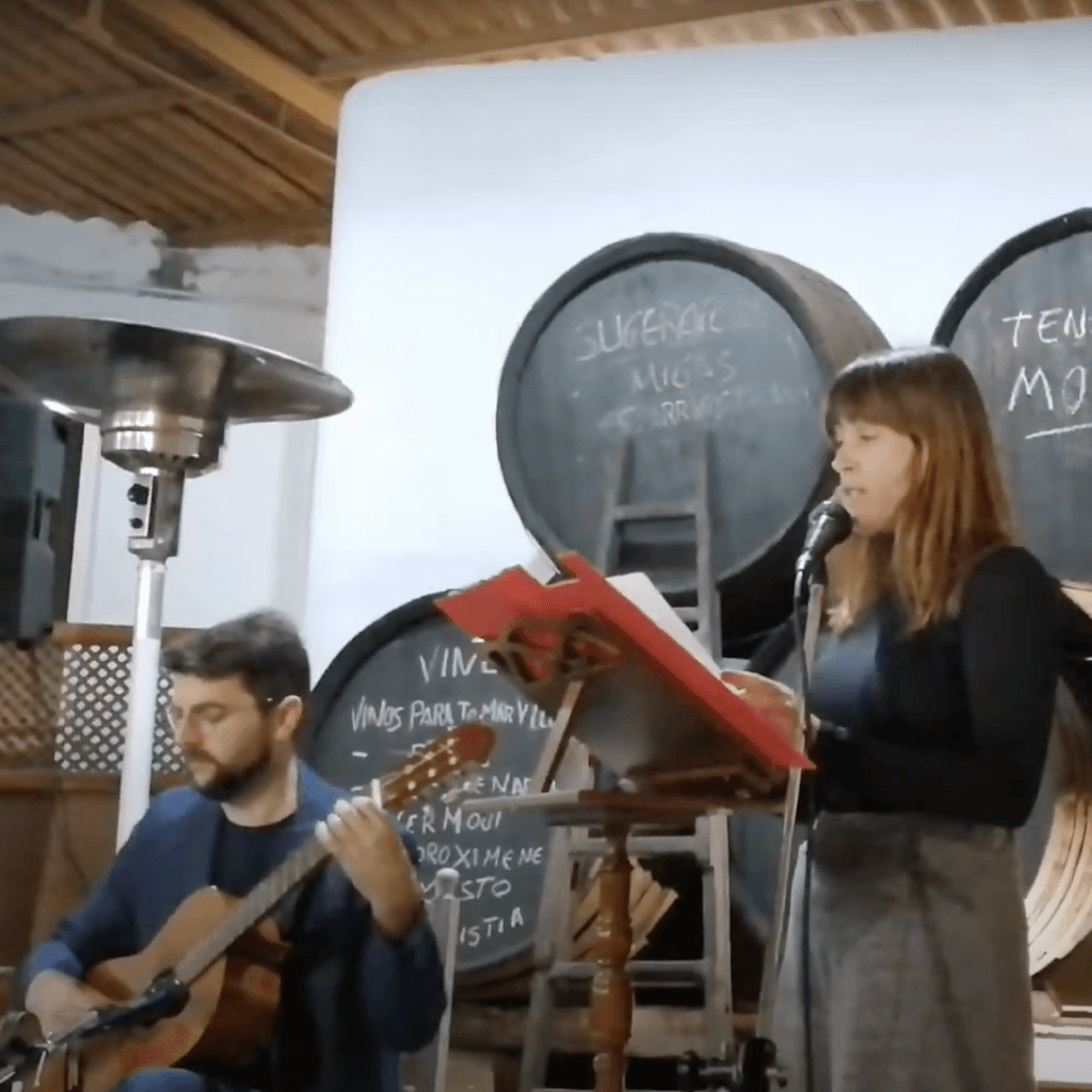 Fotografía de un recital de poesía