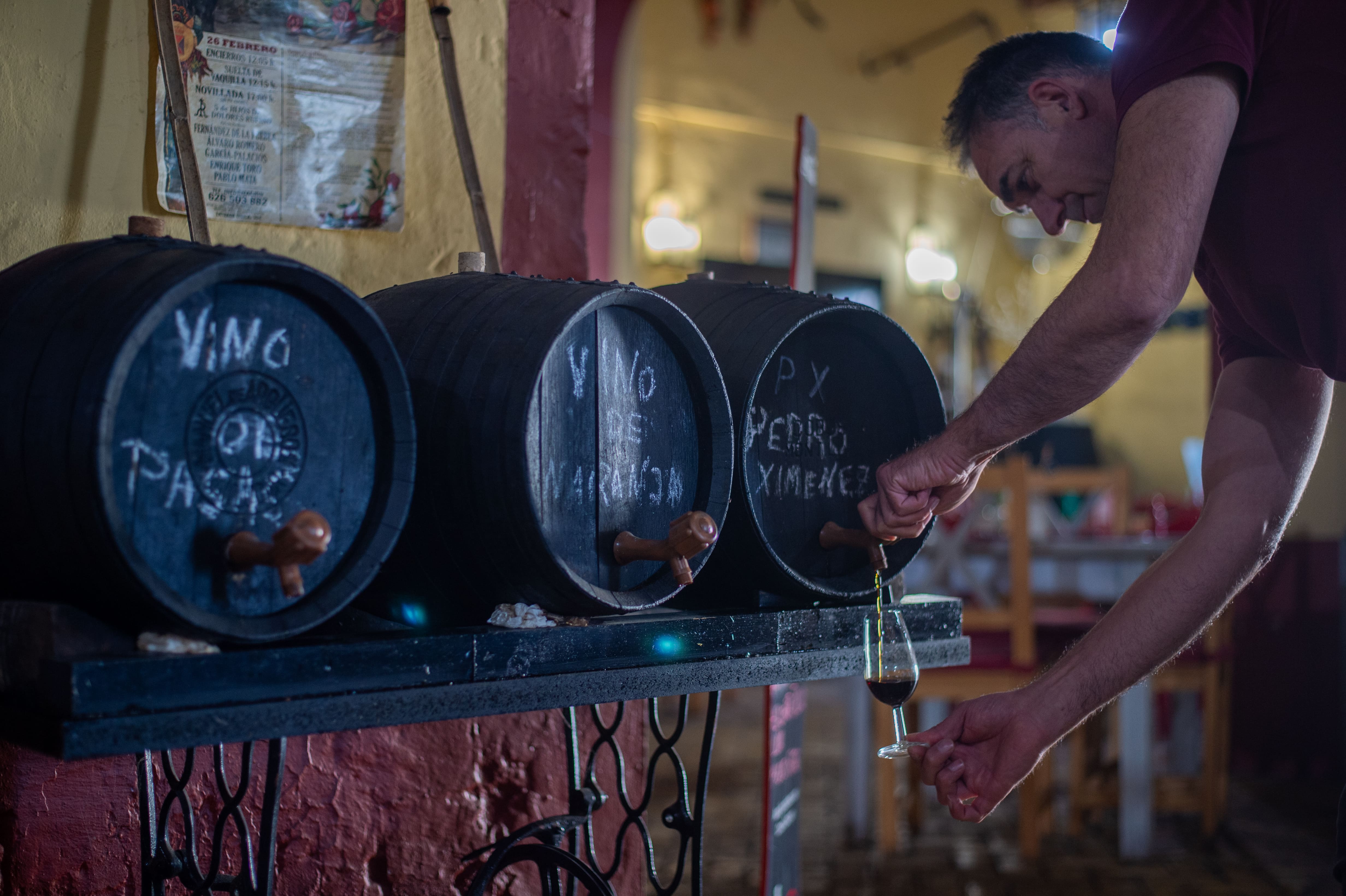 Barriles de vino Sacristía